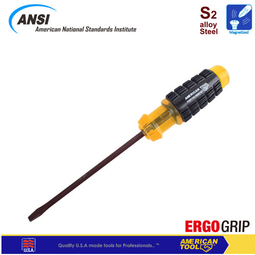 [EZM.2400037] Obeng Rubber Grip Handle Magnet Heavy Duty Minus S2 (SL6) 8959187