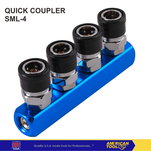 [EZM.2400103] Kopler Cabang 4 / Quick Coupler SML-4 American Tool 8959414