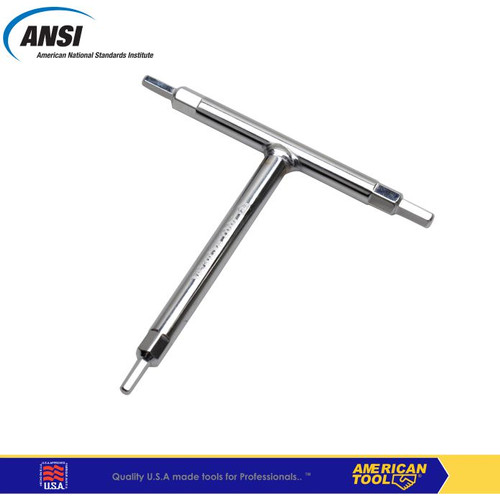 [EZM.2401149] Kunci L Model T 3 Way / T Hex Key Wrench 4~5~6 mm American Tool
