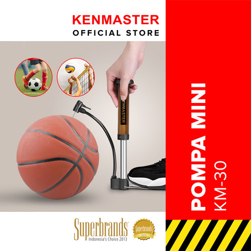 [EZM.2500005] Kenmaster Pompa Sepeda Mini KM-30 Bevla / Pompa Balon / Pompa Bola / Pompa Ban - PMPA052