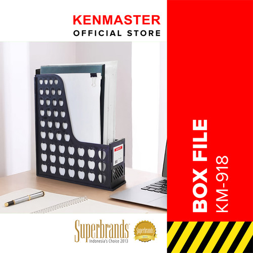 [EZM.2500008] Kenmaster Rak Dokumen Lipat Hitam KM-918 / File Box Black / Rak Penyimpanan File - OL111