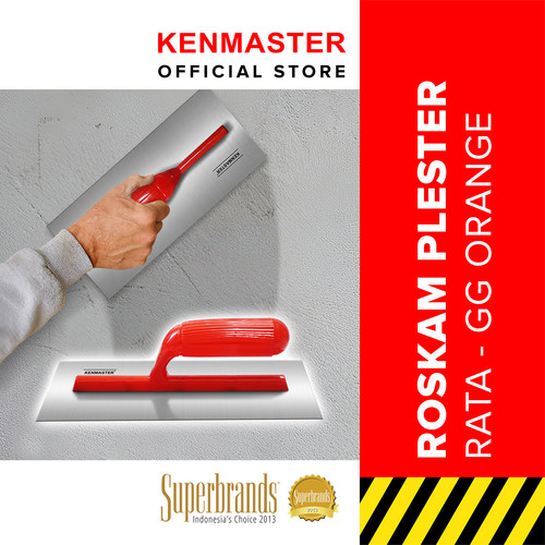 [EZM.2500011] Kenmaster Roskam Plester KM-5049 280X130 / Plastering Trowel Gagang Plastik - SDSM018