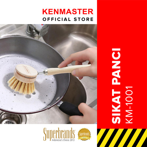 [EZM.2500014] Kenmaster Sikat Panci KM-1001 / Sikat Kompor / Sikat Dapur / Sikat Kamar Mandi dan Watafel - OL107
