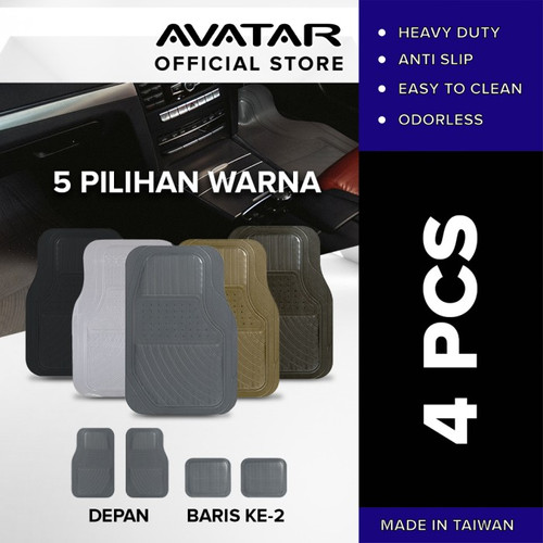 [EZM.2500022] AVATAR Karpet Mobil / Alas Mobil / Keset Mobil - 5008 - 2 Baris 4 Pcs