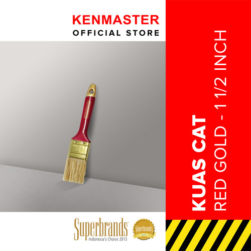 [EZM.2500031] Kenmaster NEW Kuas Cat Gagang RED GOLD 1,5 Inch KUAS149