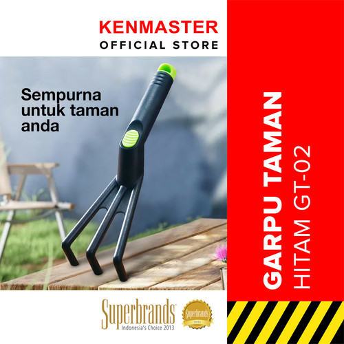[EZM.2500058] Kenmaster Alat Kebun - Garpu Hitam Plastik / Garpu Berkebun / Garden Tool / Garukan Berkebun / Garden Tools / Alat Berkebun
