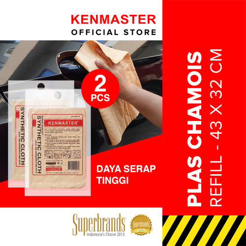 [EZM.2500074] PAKET HEMAT - Kenmaster Plas Chamois Refill ISI 2 PCS / Lap Chamois Refill / Lap Serbaguna / Lap MoBIL