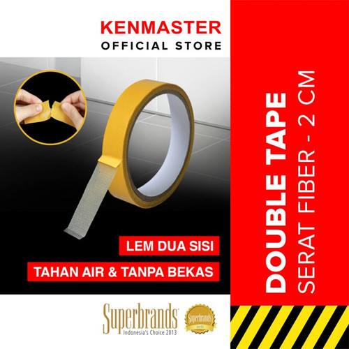 [EZM.2500082] Solatip Lantai / Double Tape Floor / Perekat Lantai KM-521 2 CM X 5 Meter - OL071