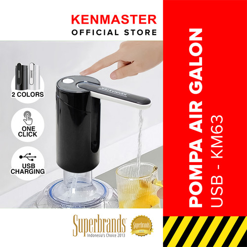 [EZM.2500088] Kenmaster Pompa Air Galon USB KM-63 - Drinking Water Pump USB / Pompa Air Galon Elektrik - DRIN017