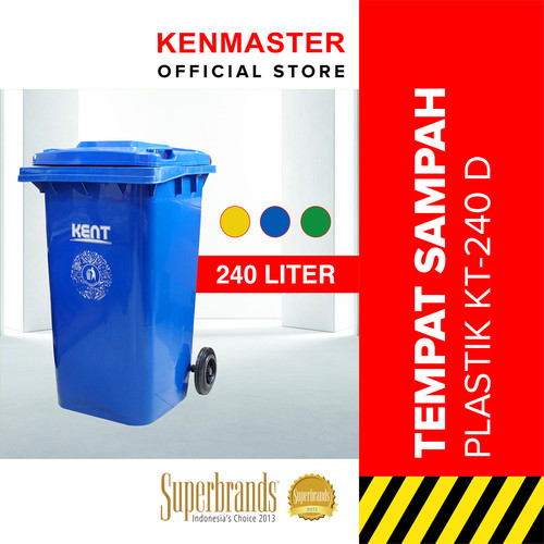 [EZM.2500095] Kent Tempat Sampah Plastik KT-240 D / Tong Sampah
