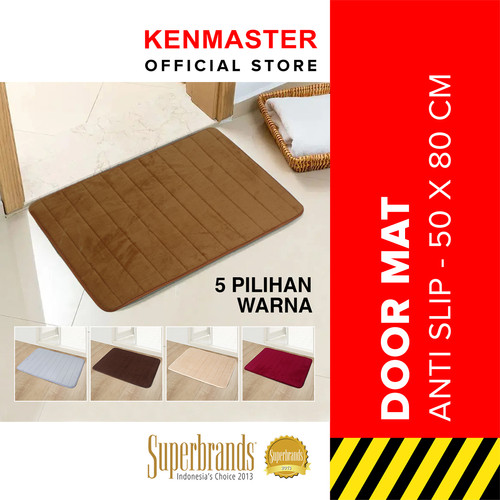 [EZM.2500100] Keset Besar Anti Slip 50X80CM - KM-225 / Keset Lantai Memory Foam / Keset Anti Slip / Keset Kaki / Keset Kamar Mandi / Door Mat Anti Slip