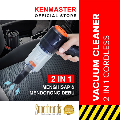 [EZM.2500110] Kenmaster Vacum Cleaner Portable 2 IN 1 KM-2037 Wireless / Penyedot Debu Rumah & Mobil