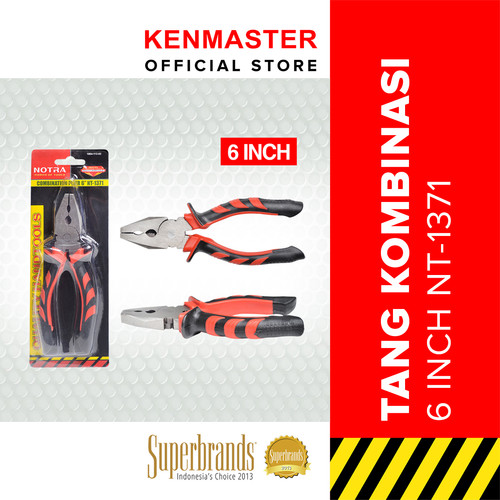 [EZM.2500215] Notra Tang Kombinasi 6 Inch NT-1371 / Tang Combination Flier / Tang Serbaguna / Tang Multifungsi - TANG105