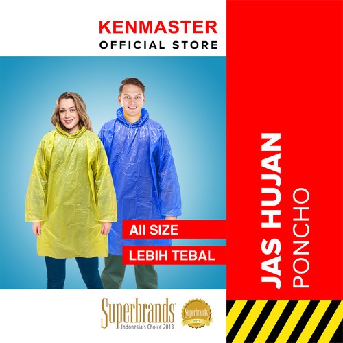 [EZM.2500268] Kent Jas Hujan Plastik / Jas Hujan Ponco / Jas Hujan Jumbo
