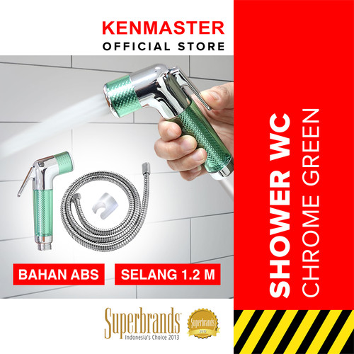 [EZM.2500279] Kenmaster Shower WC Sea 58(A71) Green Shower Genggam - SHWC060