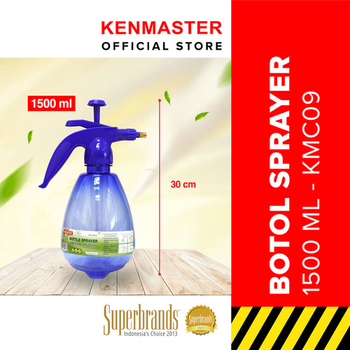 [EZM.2500300] Kenmaster Botol Sprayer - 1500ML KM-C09 / 1,5 Liter / Botol Semprotan / Spray Penyiram Tanaman / Semprotan Tanaman / Semprotan Burung / Alat Semprotan / Spray Bottle / Bottle Garden Tools / Alat Berkebun