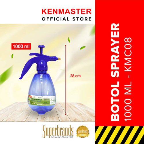 [EZM.2500301] Kenmaster Botol Sprayer - 1000ML KM-C08 / 1 Liter / Botol Semprotan / Spray Penyiram Tanaman / Semprotan Tanaman / Semprotan Burung / Alat Semprotan / Spray Bottle / Bottle Garden Tools / Alat Berkebun