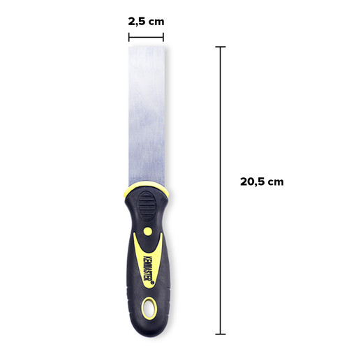 [EZM.2500327] Kenmaster Kape Cat Stainless Steel Gagang Plastik KM-1002 Kape Dempul Kape Stainless - 1,5 INCH
