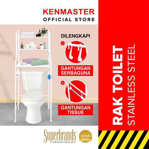 [EZM.2500328] Rak Kamar Mandi Berdiri TW-101 / Rack Toilet Organizer WC / Rak Serbaguna / Rak Multifungsi / Rak Closet / Rak Kloset / Rak Sabun