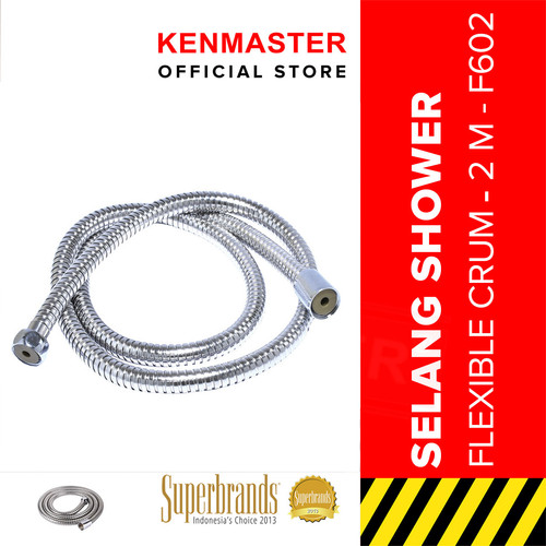 [EZM.2500371] Kenmaster Selang Shower Flexible Crum 2 Meter / Selang Shower Brass Hose