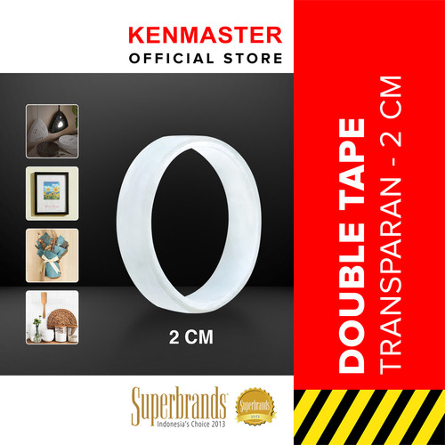 [EZM.2500422] Double Tape 2 CM Nano SY-W2 / Isolasi 2 Sisi / Solatip Double / Perekat Dua Sisi / Selotip Double