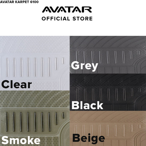 [EZM.2500503] AVATAR Karpet Mobil / Alas Mobil / Keset Mobil - 6100 - 2 Baris 4 Pcs