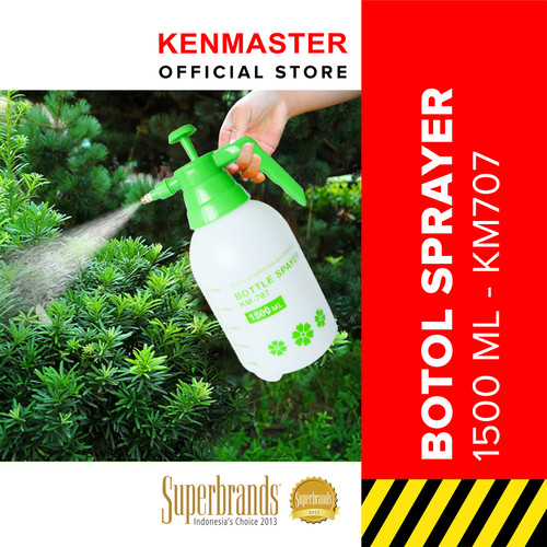 [EZM.2500544] Kenmaster Botol Sprayer - 1500ML KM707 / Botol Semprotan / Spray Penyiram Tanaman / Semprotan Tanaman / Semprotan Burung / Alat Semprotan / Spray Bottle / Bottle Garden Tools / Alat Berkebun