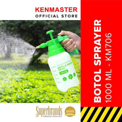 [EZM.2500545] Kenmaster Botol Sprayer - 1000ML KM706 / Botol Semprotan / Spray Penyiram Tanaman / Semprotan Tanaman / Semprotan Burung / Alat Semprotan / Spray Bottle / Bottle Garden Tools / Alat Berkebun
