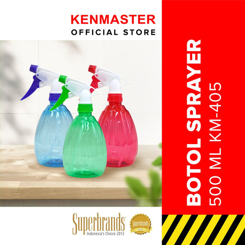 [EZM.2500547] Kenmaster Botol Sprayer - 500ML KM405 / Botol Semprotan / Spray Penyiram Tanaman / Semprotan Tanaman / Semprotan Burung / Alat Semprotan / Spray Bottle / Bottle Garden Tools / Alat Berkebun