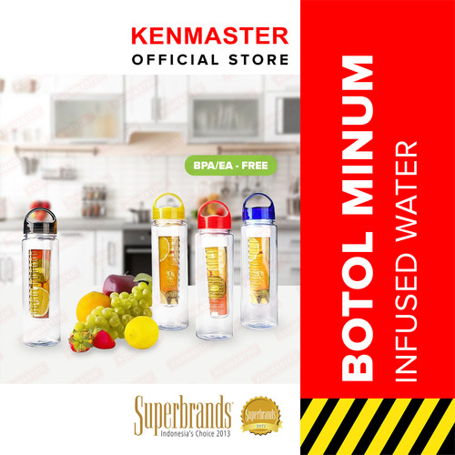 [EZM.2500599] Botol Minum Infused Water / Botol Minum Infuser / Botol Minum dengan Penyaring Buah / Botol Minum dengan Wadah Buah