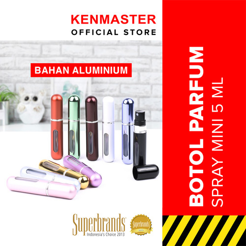 [EZM.2500624] Botol Parfum 5 ML Bottle Spray Mini / Botol Parfum Refill / Botol Parfum Mini - Aluminium