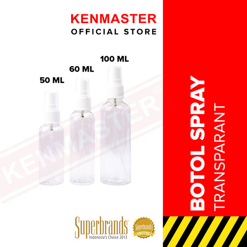 [EZM.2500629] Botol Spray / Botol Parfum 60 ML / Bottle Spray / Botol Parfum Isi Ulang / Botol Parfum Refill / Botol Parfum Plastik / Botol Plastik