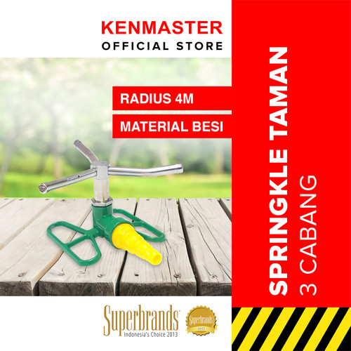 [EZM.2500650] Kenmaster Water Sprinkler Springkler Sprayer Nozzle Air 3 Cabang / Keran Taman / Kran Taman / Keran Tanaman / Kran Tanaman / Alat Berkebun