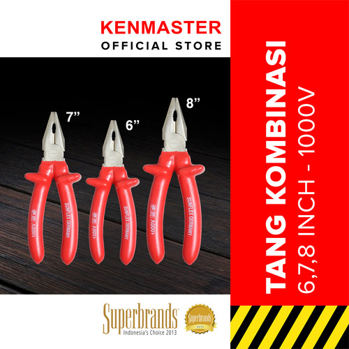 [EZM.2500680] Sunflex Tang Kombinasi 7 Inch 1000 V / Tang Combination Flier / Tang Serbaguna / Tang Multifungsi / Tang 1000 Volt