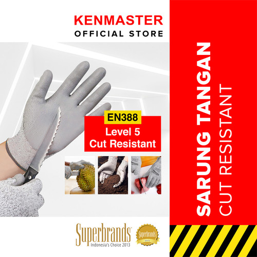 [EZM.2500752] Gunter Sarung Tangan Cut Resistant HT1709 - Sarung Tangan Pelindung Sarung Tangan Safety Sarung Tangan Kerja Gloves Sarung Tangan Anti Potong