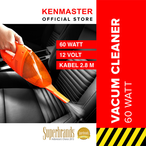 [EZM.2500769] Kenmaster Vacuum Cleaner 60W KM002 / Vakum Cleaner / Penghisap Debu / Penyedot Debu / Car Vacuum Cleaner Portable