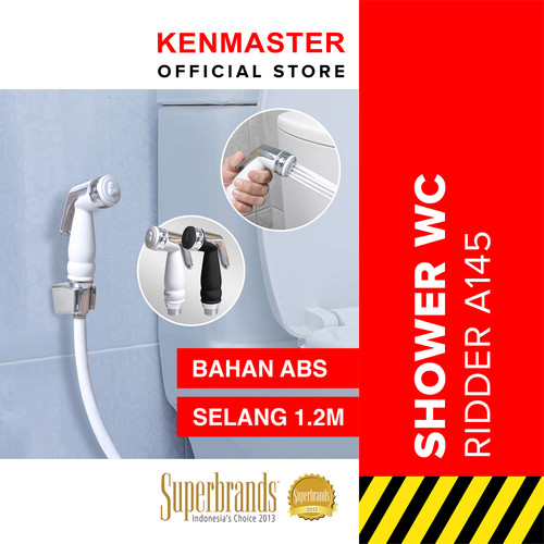 [EZM.2500779] Kenmaster Shower WC Ridder White A.145 Bls / Jet Shower Toilet Bidet / Washer Bidet Cebok / Shower Cebok