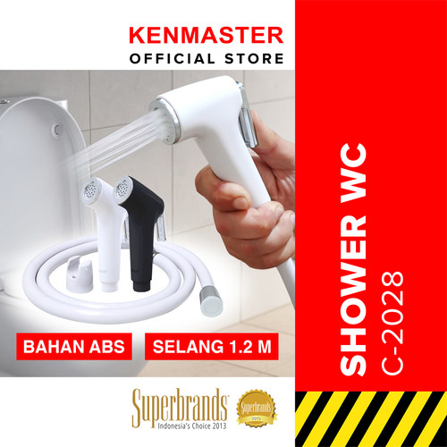 [EZM.2500781] Kenmaster Shower WC C-2028 Black / Jet Shower Toilet Bidet / Washer Bidet Cebok / Shower Cebok