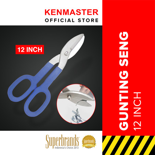 [EZM.2500819] Xander Gunting Seng - 12 Inch / Gunting Holo Baja Ringan / Gunting Plat / Gunting Baja Ringan