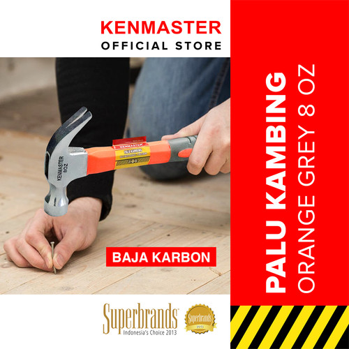 [EZM.2500822] Kenmaster Palu Kambing Gg Fiber Org Grey 8Oz