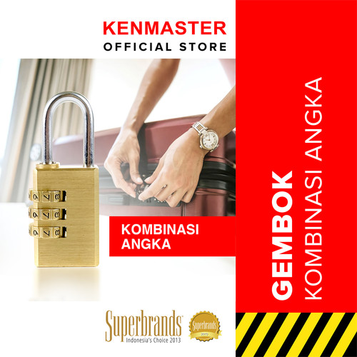 [EZM.2500832] Kenmaster Gembok MG-213/201 Kombinasi Gembok Anti Maling Gembok Pagar Kunci Gembok