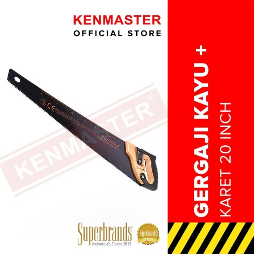 [EZM.2500857] Sunflex Gergaji Kayu + Karet 20 Inch Gergaji Tangan Gergaji Pegang Gergaji Tajam