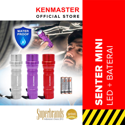 [EZM.2500866] Kenmaster Senter Mini LED ALM+Baterai