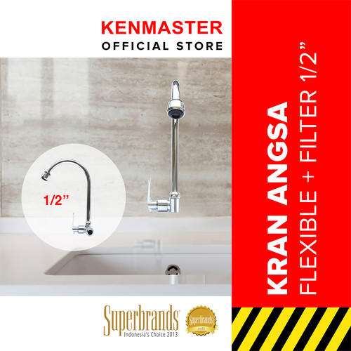 [EZM.2500877] Kenmaster Kran Angsa Fexible + Filter 1/2 Inch / Keran Angsa / Keran Tembok / Kran Tembok / Keran Wastafel / Kran Wastafel / Kran Cuci Piring / Keran Cuci Piring