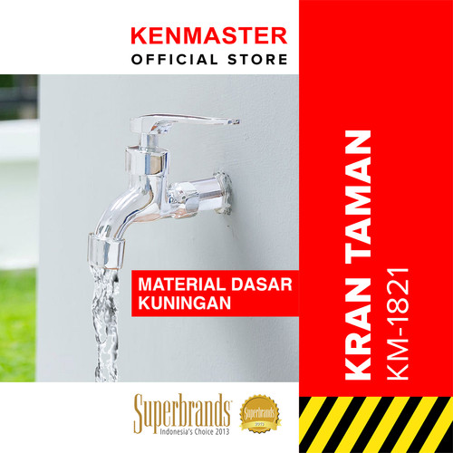 [EZM.2500897] Kenmaster Kran Taman KM-1821 + Saringan / Keran Taman / Kran Tembok / Keran Tembok / Kran Air / Keran Air