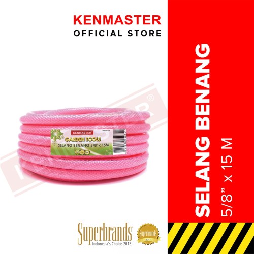 [EZM.2500915] Kenmaster Selang Benang 5/8 Inch 15 Meter / Selang Serat Benang / Selang Air Benang