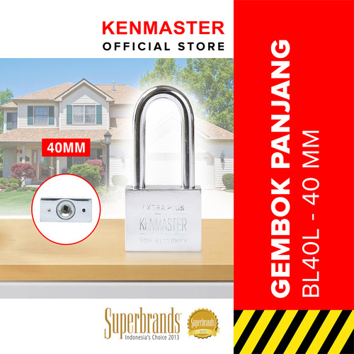 [EZM.2500925] Kenmaster Gembok BL40 Long Gembok Anti Maling Gembok Pagar Kunci Gembok / Gembok Serbaguna