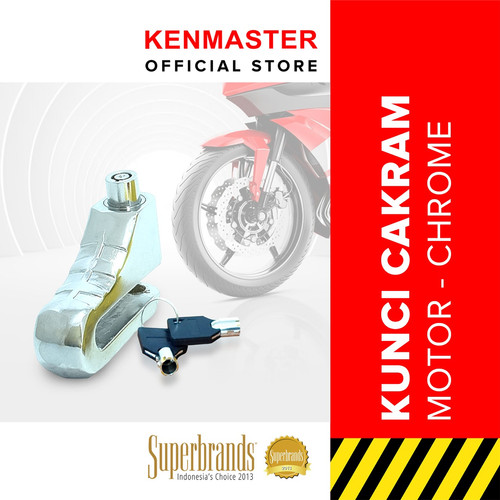 [EZM.2500941] Kenmaster Kunci Cakram Sepeda Crum / Kunci Cakram Motor / Kunci Cakram Anti Maling / Kunci Gembok Cakram / Kunci Gembok Motor Anti Maling