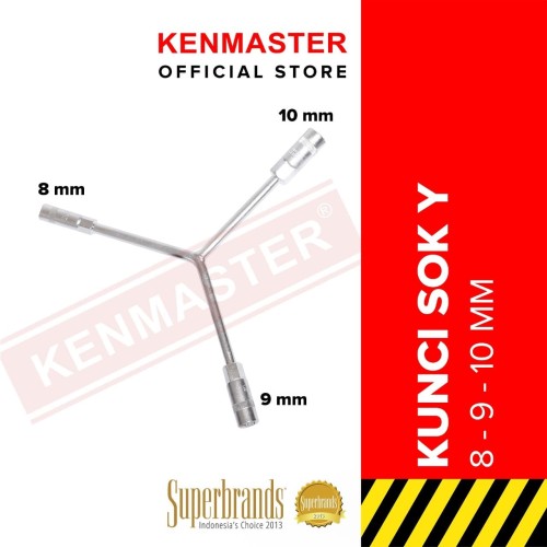 [EZM.2500942] Kenmaster Kunci Sok Y 8-9-10 CRV