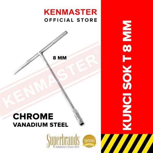 [EZM.2500944] Kenmaster Kunci Sok T 8MM CRV